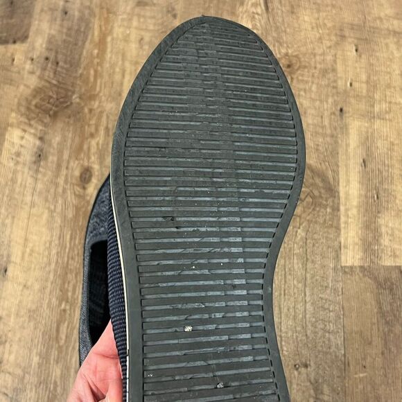 Prada St. Tropez Slip On Twill Loafers Men's 9 Heathered Blue 4D3996 *No Insole - Picture 13 of 15